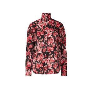 Thebe Magugu South Africa Nightmare Floral Blouse Women’s L Draped Sleeve Top